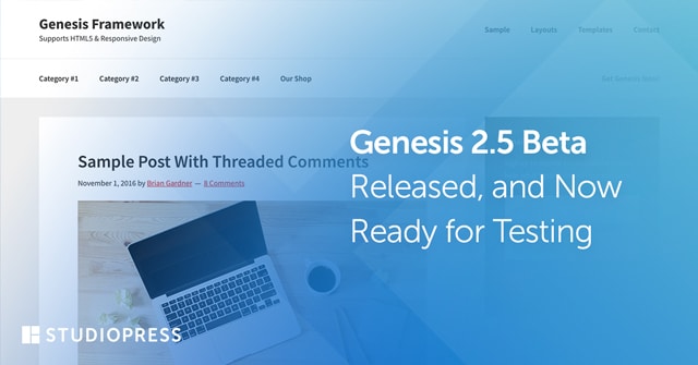 Genesis 2.5 Beta Released