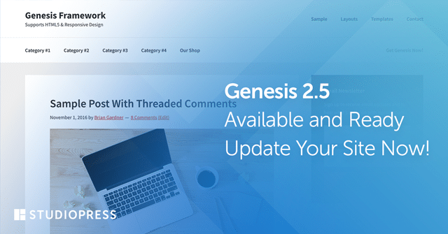Genesis 2.5 Now Available