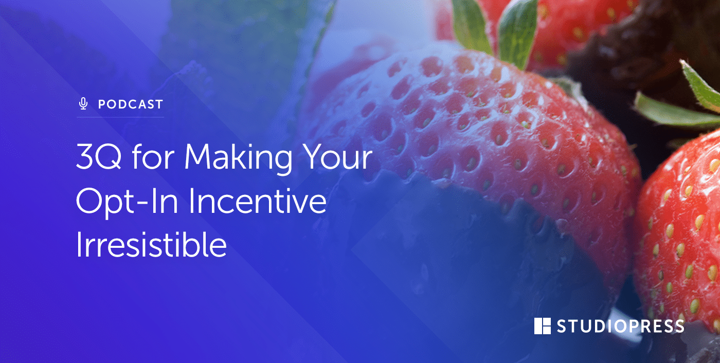 3Q for Making Your Opt-In Incentive Irresistible
